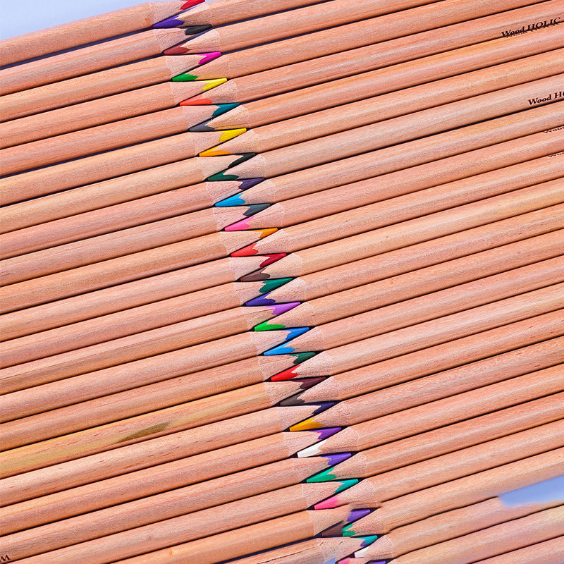 ⭐Lápices de Colores para Niños en Barril | 12/18/24/36/48 Colores, Madera de Alta Calidad, Diseño Infantil | Ideales para Dibujo y Arte Escolar