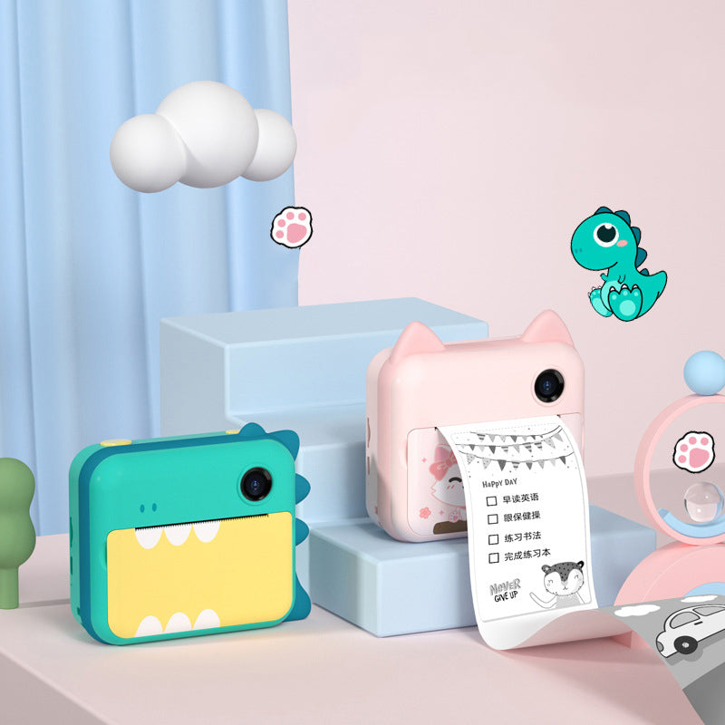 ⭐ Cámara Infantil Digital con Impresión Instantánea | 12MP, Video 1080P, Pantalla 2.4”, Batería 1500mAh, Incluye Papel, Stickers y Lanyard – Set Creativo para Niños