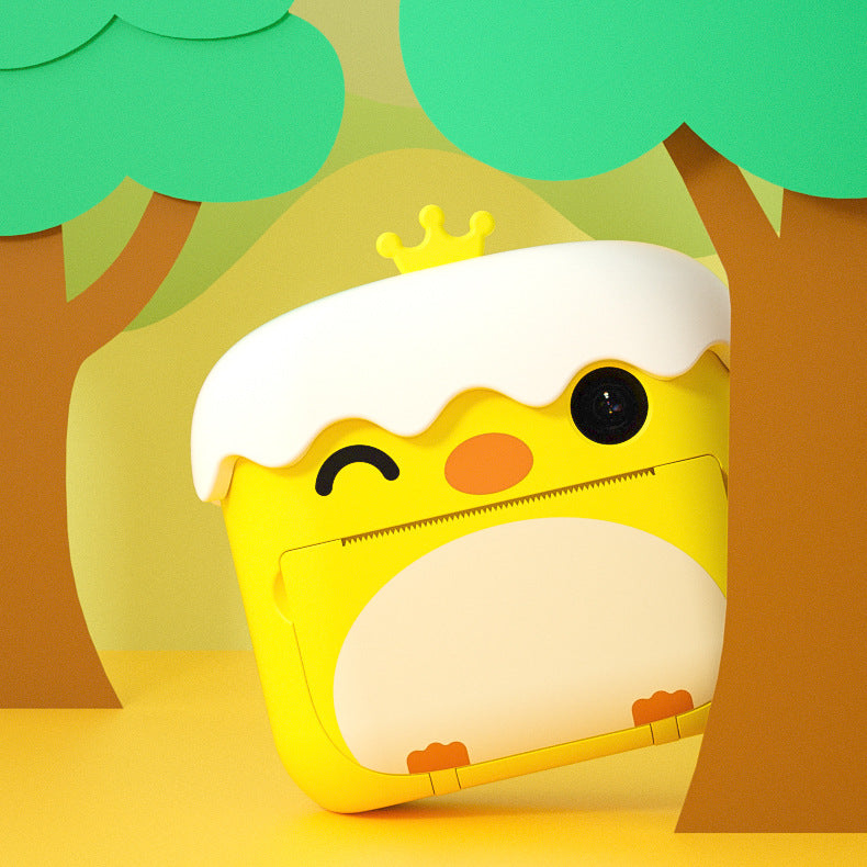 ⭐ Cámara Infantil Digital con Impresión Instantánea | 12MP, Video 1080P, Pantalla 2.4”, Batería 1500mAh, Incluye Papel, Stickers y Lanyard – Set Creativo para Niños