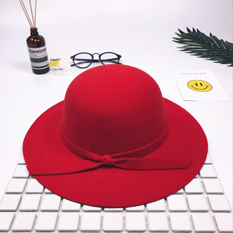 ⭐ Sombrero Vintage de Ala Ancha para Niñas | Elegante, Suave y Ajustado | 2–8 Años | Lana/Fieltro – Diseño Clásico y Atemporal