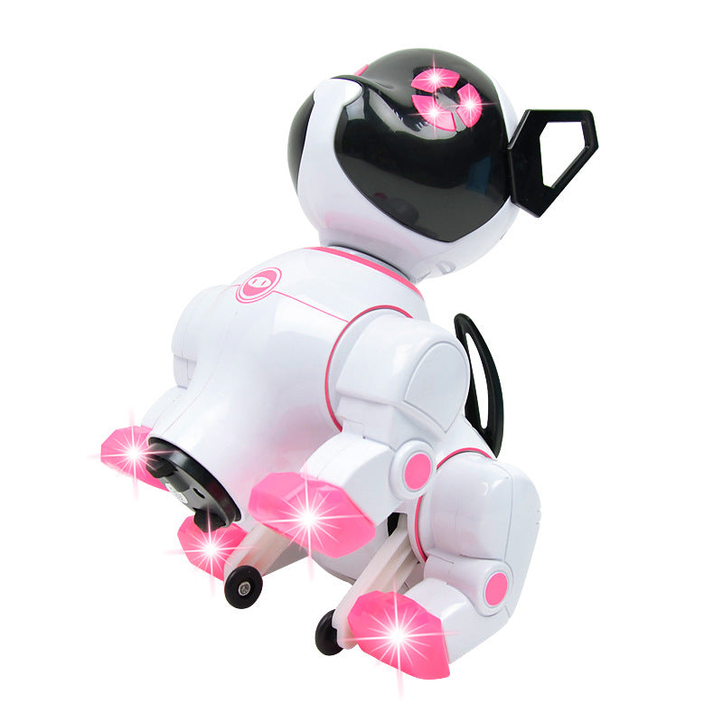 ⭐ Perro Electrónico Interactivo para Niños | Juguete Mascota con Luces, Música y Baile Automático – Robot Dog Educativo