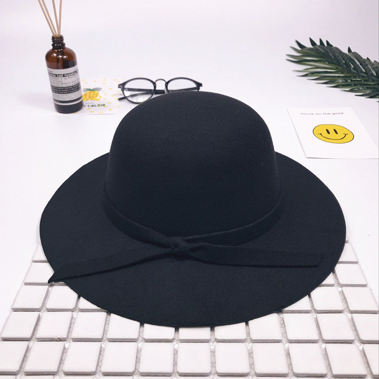 ⭐ Sombrero Vintage de Ala Ancha para Niñas | Elegante, Suave y Ajustado | 2–8 Años | Lana/Fieltro – Diseño Clásico y Atemporal