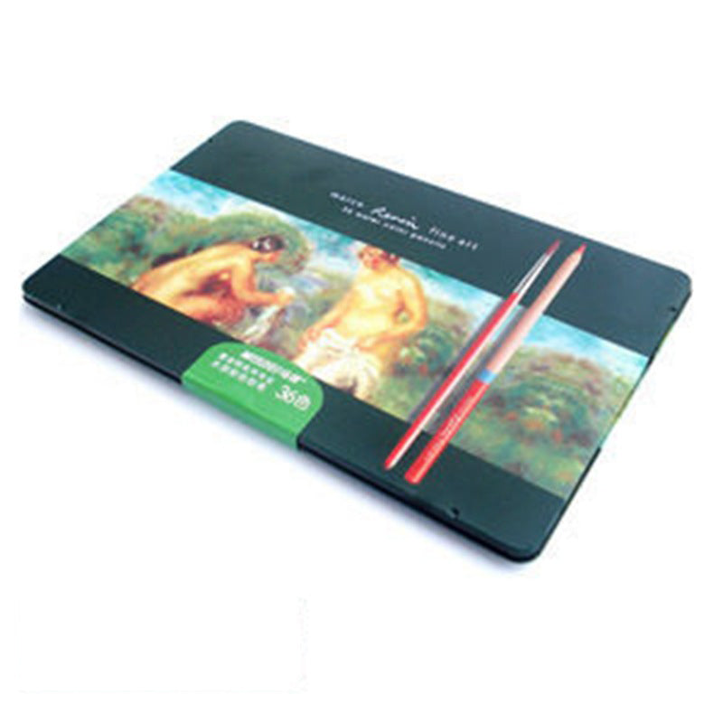 ⭐ Lápices de Colores Acuarelables Profesionales | 24 / 36 / 48 / 72 Colores | Mina 3.7 mm, Solubles en Agua, Caja Metálica – Ideal para Estudiantes, Artistas y Regalo