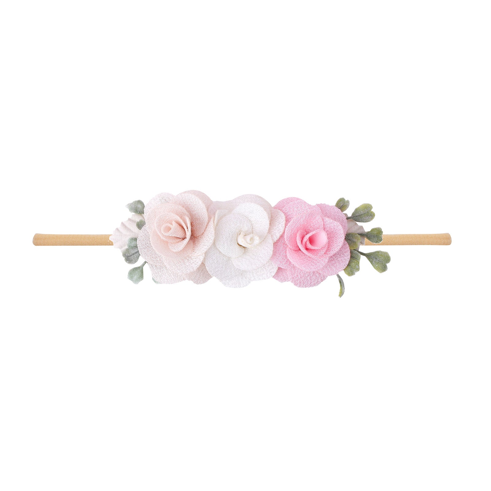 ⭐ Diadema Infantil Floral con Perlas | Cinta para Bebé Full Moon – Estilo Retro y Elegante