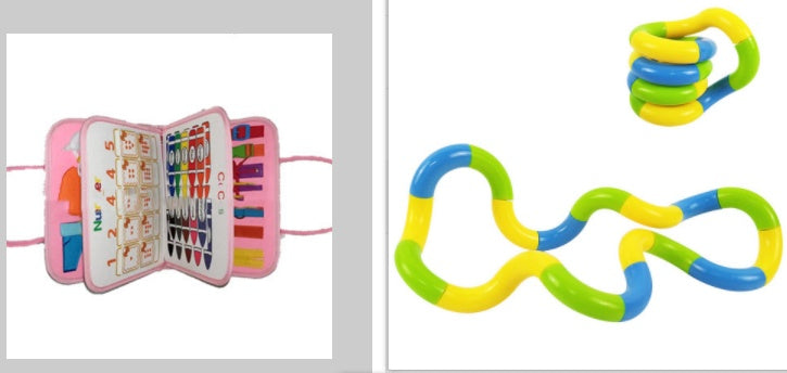 ⭐ Busy Book Montessori para Niños 1–5 Años | Libro Sensorial de Fieltro, Actividades de Vestir y Abotonar | Juguete Educativo Portátil, Viajes y Preescolar