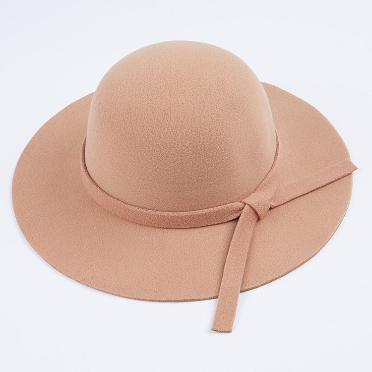 ⭐ Sombrero Vintage de Ala Ancha para Niñas | Elegante, Suave y Ajustado | 2–8 Años | Lana/Fieltro – Diseño Clásico y Atemporal
