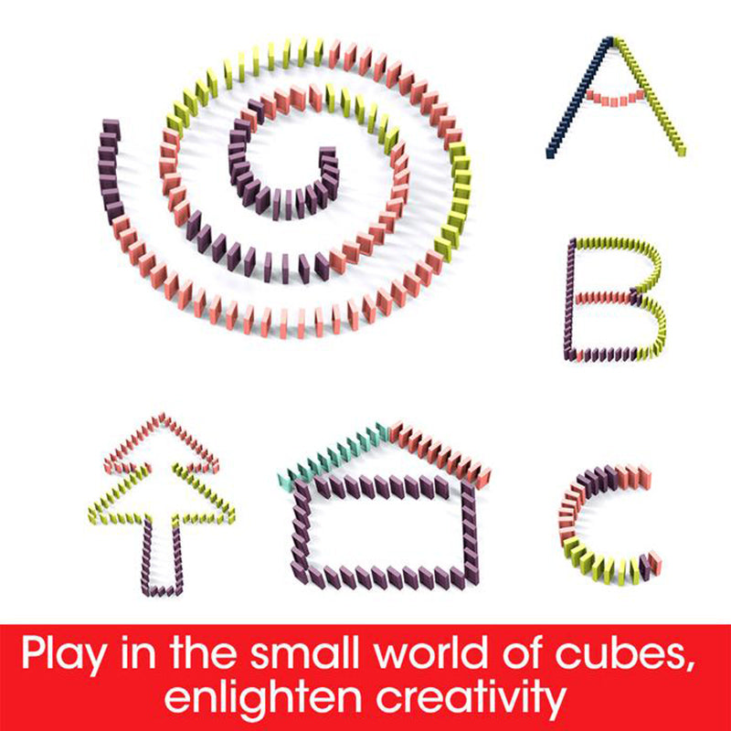 ⭐Tren Automático de Dominó para Niños | Juguete Educativo con 100 Piezas, Colocación Automática, Puzzle Infantil y Desarrollo Motor