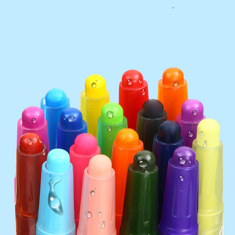 ⭐ Crayones Giratorios y Lápices de Colores para Niños | 12/18/24 Colores | No Tóxicos, Fáciles de Usar | Ideal para Pintura, Dibujo y Graffiti Infantil